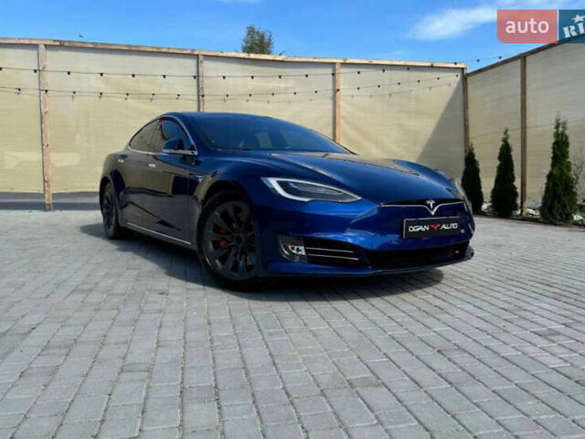 Синій Тесла Модель С, об'ємом двигуна 0 л та пробігом 65 тис. км за 24500 $, фото 1 на Automoto.ua