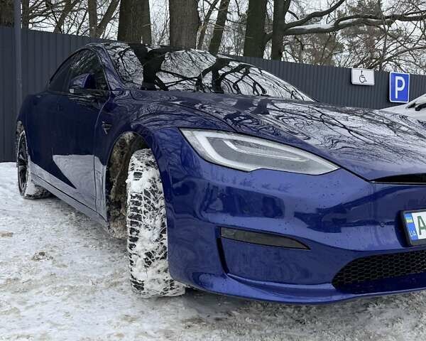 Синий Тесла Модель С, объемом двигателя 0 л и пробегом 118 тыс. км за 25500 $, фото 1 на Automoto.ua