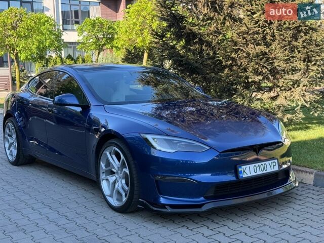 Синий Тесла Модель С, объемом двигателя 0 л и пробегом 65 тыс. км за 38500 $, фото 1 на Automoto.ua