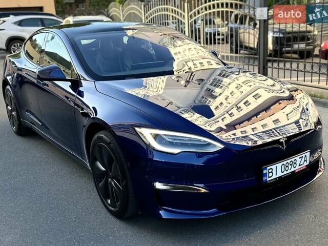 Синий Тесла Модель С, объемом двигателя 0 л и пробегом 53 тыс. км за 38900 $, фото 1 на Automoto.ua