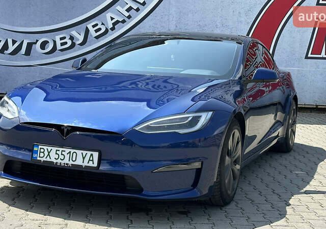 Синий Тесла Модель С, объемом двигателя 0 л и пробегом 35 тыс. км за 34500 $, фото 1 на Automoto.ua