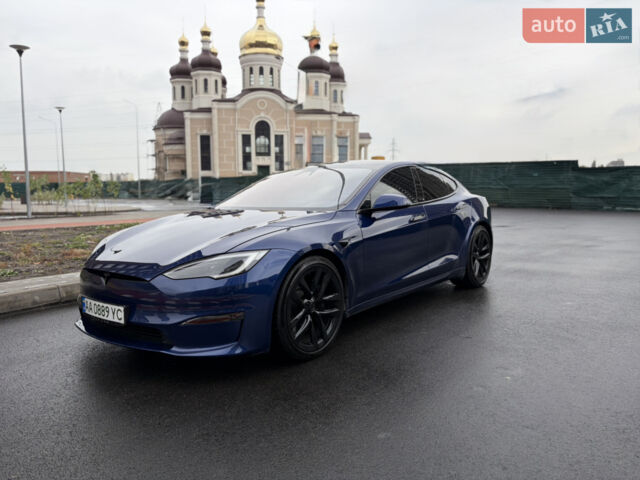 Синій Тесла Модель С, об'ємом двигуна 0 л та пробігом 69 тис. км за 45000 $, фото 1 на Automoto.ua