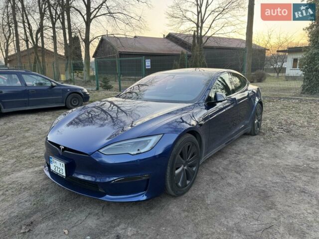 Синий Тесла Модель С, объемом двигателя 0 л и пробегом 39 тыс. км за 57000 $, фото 1 на Automoto.ua