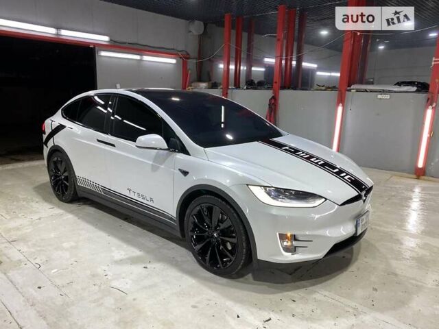 Белый Тесла Модель Х, объемом двигателя 0 л и пробегом 27 тыс. км за 55000 $, фото 1 на Automoto.ua