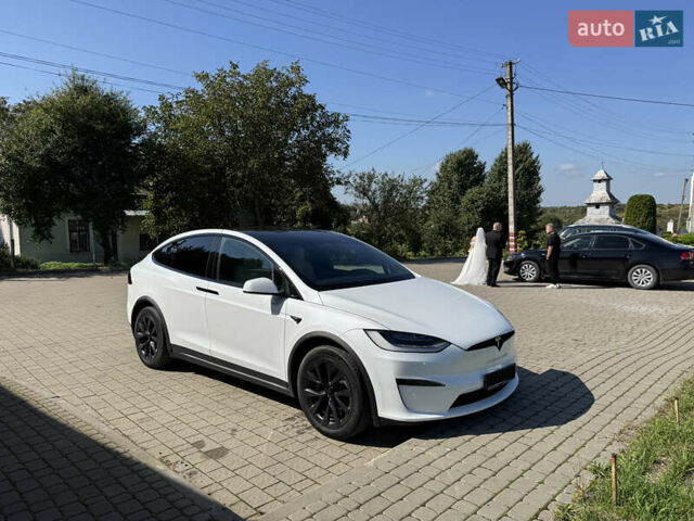 Белый Тесла Модель Х, объемом двигателя 0 л и пробегом 12 тыс. км за 55000 $, фото 1 на Automoto.ua