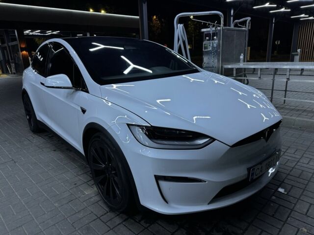 Белый Тесла Модель Х, объемом двигателя 0 л и пробегом 12 тыс. км за 54000 $, фото 1 на Automoto.ua