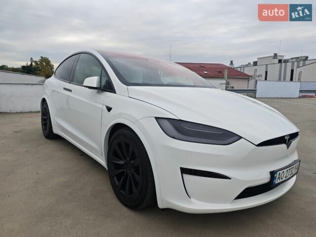 Белый Тесла Модель Х, объемом двигателя 0 л и пробегом 1 тыс. км за 79999 $, фото 1 на Automoto.ua