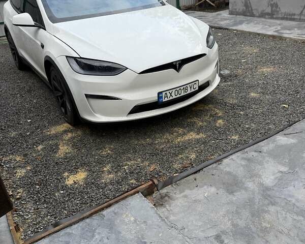Белый Тесла Модель Х, объемом двигателя 0 л и пробегом 25 тыс. км за 65000 $, фото 1 на Automoto.ua