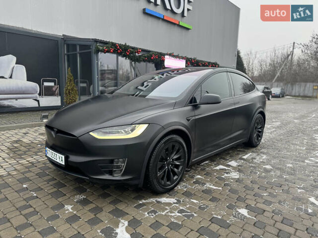 Черный Тесла Модель Х, объемом двигателя 0 л и пробегом 61 тыс. км за 39500 $, фото 1 на Automoto.ua