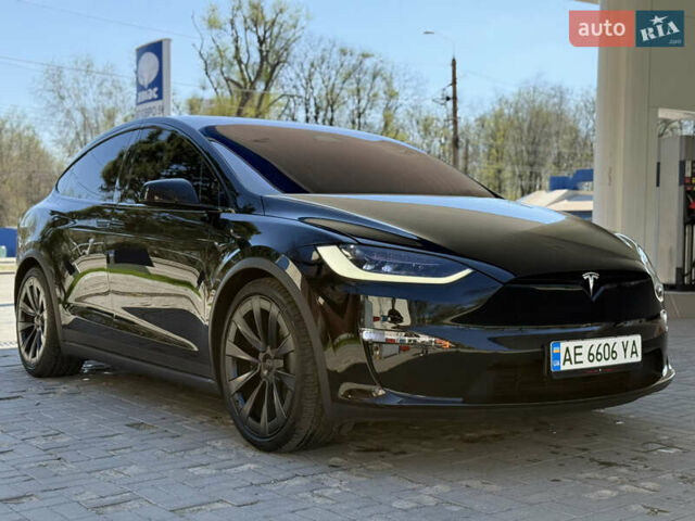 Черный Тесла Модель Х, объемом двигателя 0 л и пробегом 5 тыс. км за 52000 $, фото 1 на Automoto.ua