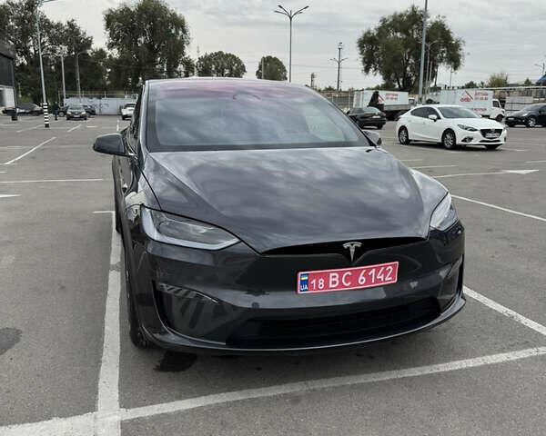 Черный Тесла Модель Х, объемом двигателя 0 л и пробегом 33 тыс. км за 54100 $, фото 1 на Automoto.ua