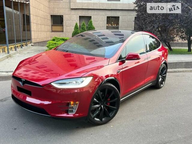 Червоний Тесла Модель Х, об'ємом двигуна 0 л та пробігом 72 тис. км за 47777 $, фото 1 на Automoto.ua