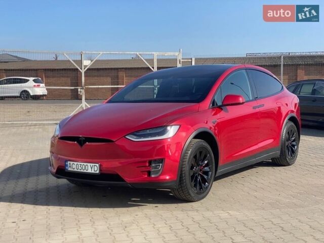 Красный Тесла Модель Х, объемом двигателя 0 л и пробегом 126 тыс. км за 20900 $, фото 1 на Automoto.ua