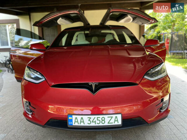 Червоний Тесла Модель Х, об'ємом двигуна 0 л та пробігом 80 тис. км за 36500 $, фото 1 на Automoto.ua