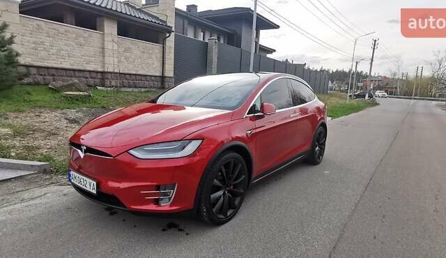 Червоний Тесла Модель Х, об'ємом двигуна 0 л та пробігом 29 тис. км за 49900 $, фото 1 на Automoto.ua
