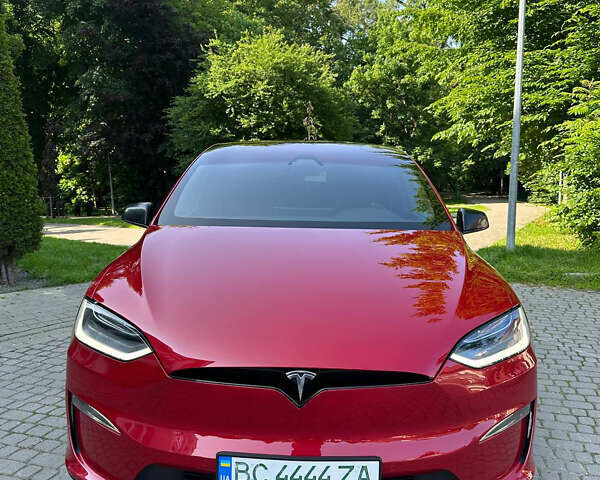 Червоний Тесла Модель Х, об'ємом двигуна 0 л та пробігом 48 тис. км за 44500 $, фото 1 на Automoto.ua