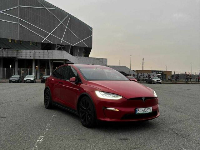 Червоний Тесла Модель Х, об'ємом двигуна 0 л та пробігом 6 тис. км за 51500 $, фото 1 на Automoto.ua