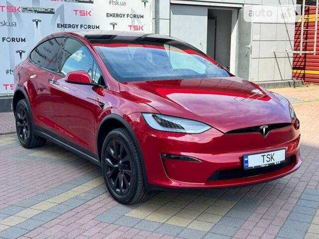 Червоний Тесла Модель Х, об'ємом двигуна 0 л та пробігом 25 тис. км за 62000 $, фото 1 на Automoto.ua