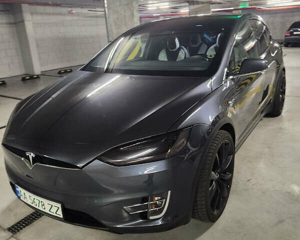 Сірий Тесла Модель Х, об'ємом двигуна 0 л та пробігом 38 тис. км за 37000 $, фото 1 на Automoto.ua