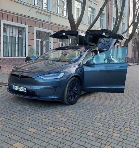 Сірий Тесла Модель Х, об'ємом двигуна 0 л та пробігом 5 тис. км за 52999 $, фото 1 на Automoto.ua