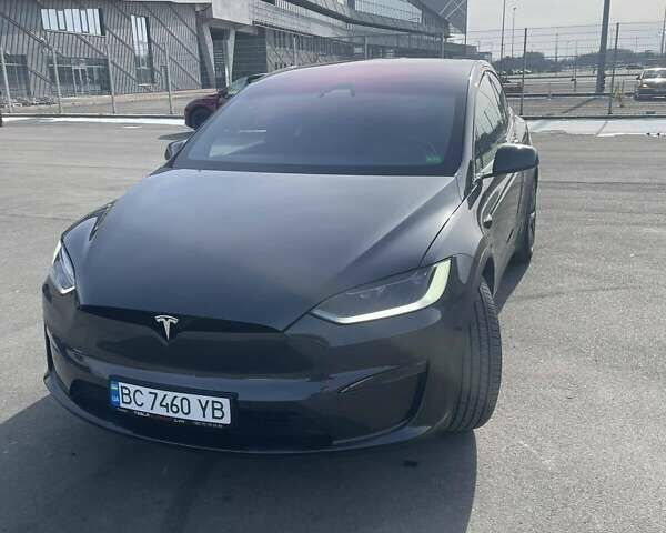 Серый Тесла Модель Х, объемом двигателя 0 л и пробегом 1 тыс. км за 53000 $, фото 1 на Automoto.ua
