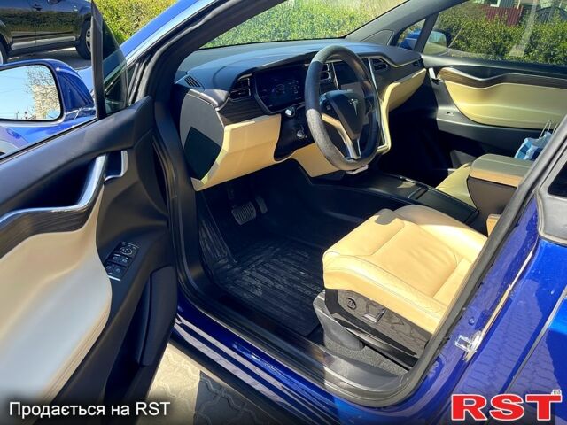 Синий Тесла Модель Х, объемом двигателя 0 л и пробегом 86 тыс. км за 21500 $, фото 1 на Automoto.ua