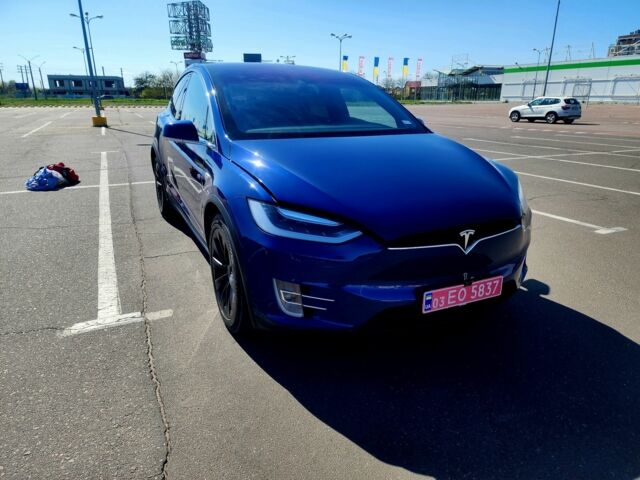Синій Тесла Модель Х, об'ємом двигуна 0 л та пробігом 87 тис. км за 22000 $, фото 1 на Automoto.ua