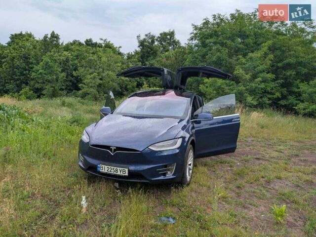 Синій Тесла Модель Х, об'ємом двигуна 0 л та пробігом 169 тис. км за 33700 $, фото 1 на Automoto.ua