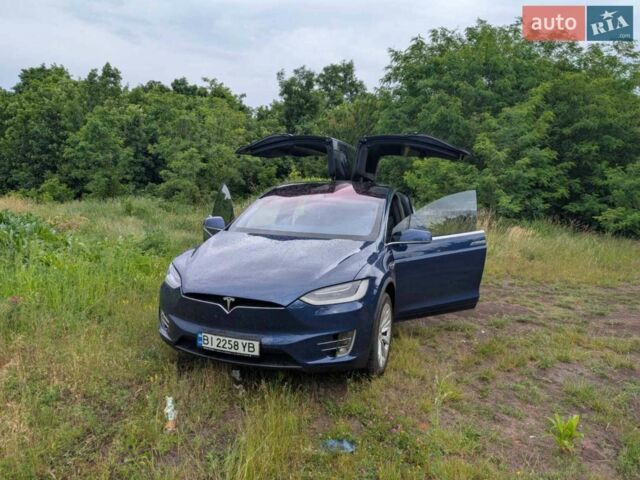 Синій Тесла Модель Х, об'ємом двигуна 0 л та пробігом 169 тис. км за 33700 $, фото 1 на Automoto.ua