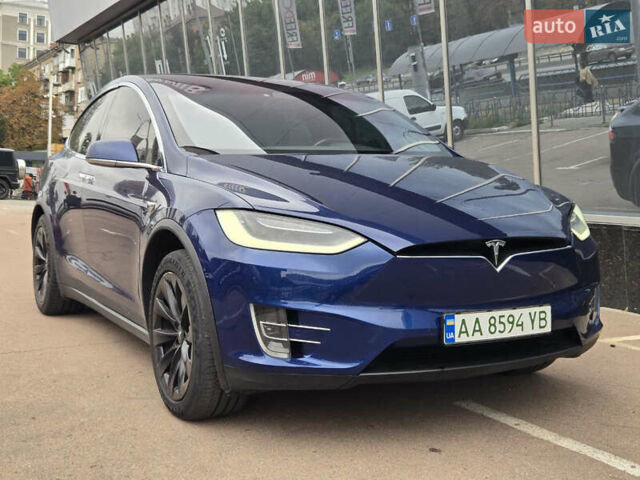 Синій Тесла Модель Х, об'ємом двигуна 0 л та пробігом 147 тис. км за 25900 $, фото 1 на Automoto.ua