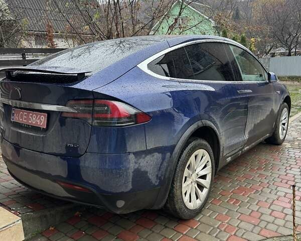Синий Тесла Модель Х, объемом двигателя 0 л и пробегом 162 тыс. км за 20500 $, фото 1 на Automoto.ua