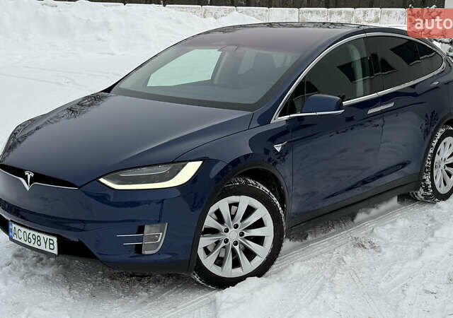 Синий Тесла Модель Х, объемом двигателя 0 л и пробегом 144 тыс. км за 22500 $, фото 1 на Automoto.ua