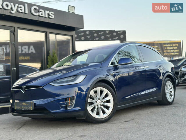 Синій Тесла Модель Х, об'ємом двигуна 0 л та пробігом 123 тис. км за 26700 $, фото 1 на Automoto.ua
