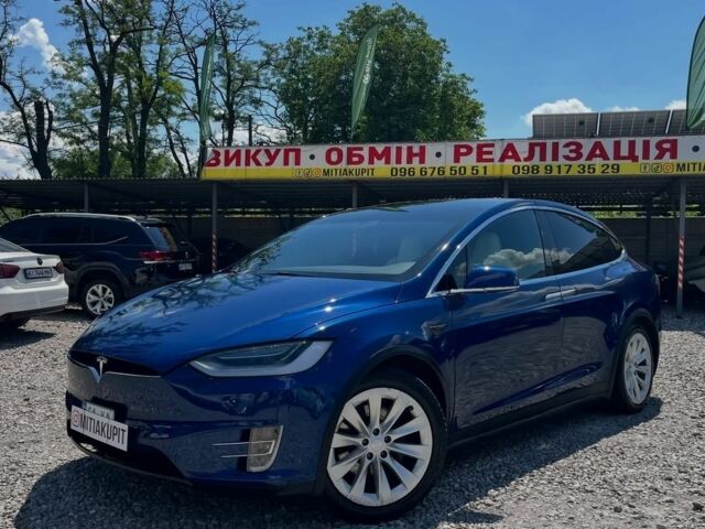 Синий Тесла Модель Х, объемом двигателя 0 л и пробегом 106 тыс. км за 17999 $, фото 1 на Automoto.ua
