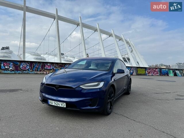 Синий Тесла Модель Х, объемом двигателя 0 л и пробегом 165 тыс. км за 24500 $, фото 1 на Automoto.ua