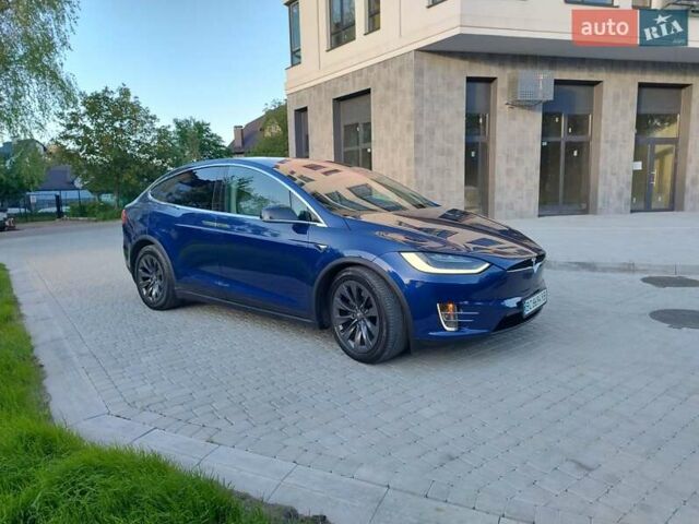 Синій Тесла Модель Х, об'ємом двигуна 0 л та пробігом 87 тис. км за 25800 $, фото 1 на Automoto.ua
