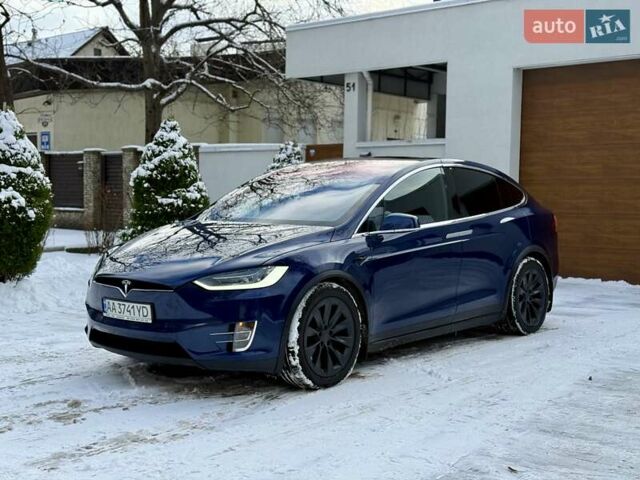 Синій Тесла Модель Х, об'ємом двигуна 0 л та пробігом 200 тис. км за 20900 $, фото 1 на Automoto.ua