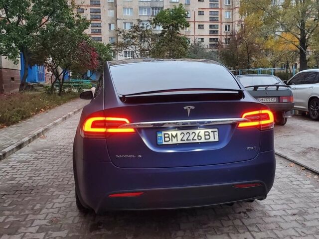 Синій Тесла Модель Х, об'ємом двигуна 0 л та пробігом 53 тис. км за 35000 $, фото 1 на Automoto.ua