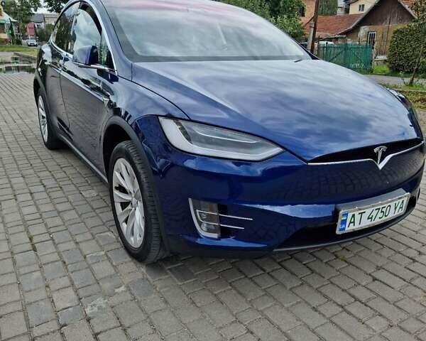 Синий Тесла Модель Х, объемом двигателя 0 л и пробегом 126 тыс. км за 27800 $, фото 1 на Automoto.ua