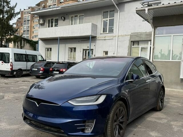 Синій Тесла Модель Х, об'ємом двигуна 0 л та пробігом 111 тис. км за 22700 $, фото 1 на Automoto.ua