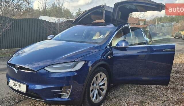 Синий Тесла Модель Х, объемом двигателя 0 л и пробегом 77 тыс. км за 32000 $, фото 1 на Automoto.ua