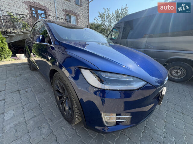Синій Тесла Модель Х, об'ємом двигуна 0 л та пробігом 115 тис. км за 28500 $, фото 1 на Automoto.ua
