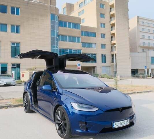 Синій Тесла Модель Х, об'ємом двигуна 0 л та пробігом 86 тис. км за 34649 $, фото 1 на Automoto.ua