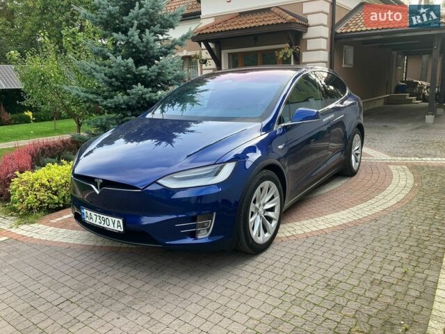 Синій Тесла Модель Х, об'ємом двигуна 0 л та пробігом 116 тис. км за 30000 $, фото 1 на Automoto.ua
