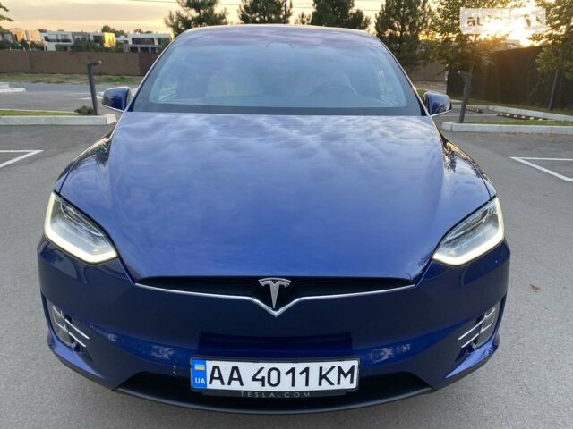 Синій Тесла Модель Х, об'ємом двигуна 0 л та пробігом 156 тис. км за 28350 $, фото 1 на Automoto.ua