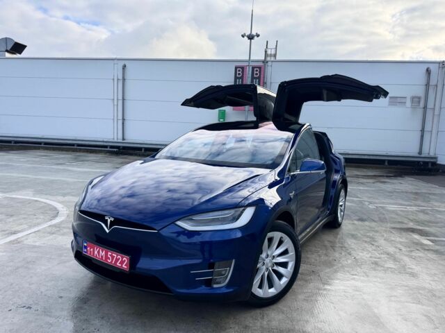 Синий Тесла Модель Х, объемом двигателя 0 л и пробегом 66 тыс. км за 32500 $, фото 1 на Automoto.ua