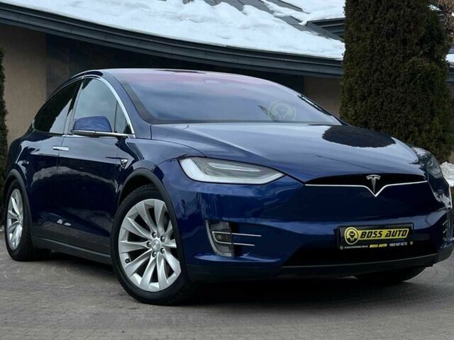 Синий Тесла Модель Х, объемом двигателя 0 л и пробегом 112 тыс. км за 36750 $, фото 1 на Automoto.ua