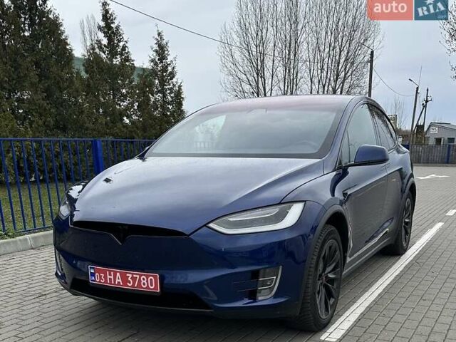 Синій Тесла Модель Х, об'ємом двигуна 0 л та пробігом 94 тис. км за 33300 $, фото 1 на Automoto.ua