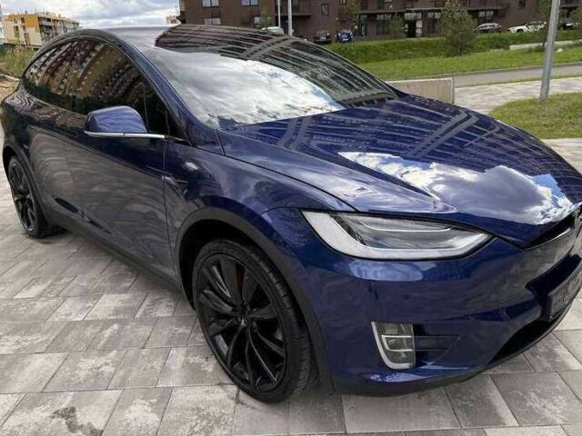 Синій Тесла Модель Х, об'ємом двигуна 0 л та пробігом 57 тис. км за 484 $, фото 1 на Automoto.ua