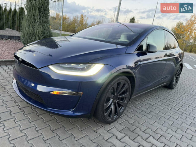 Тесла Модель Х 2022 в Днепре (Днепропетровске) на Automoto.ua Синий Тесла Модель Х, объемом двигателя 0 л и пробегом 27 тыс. км за 45000 $, фото 1 на Automoto.ua